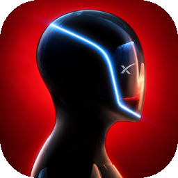 Stockimus logo, the Optimus head on red, as a rounded tile